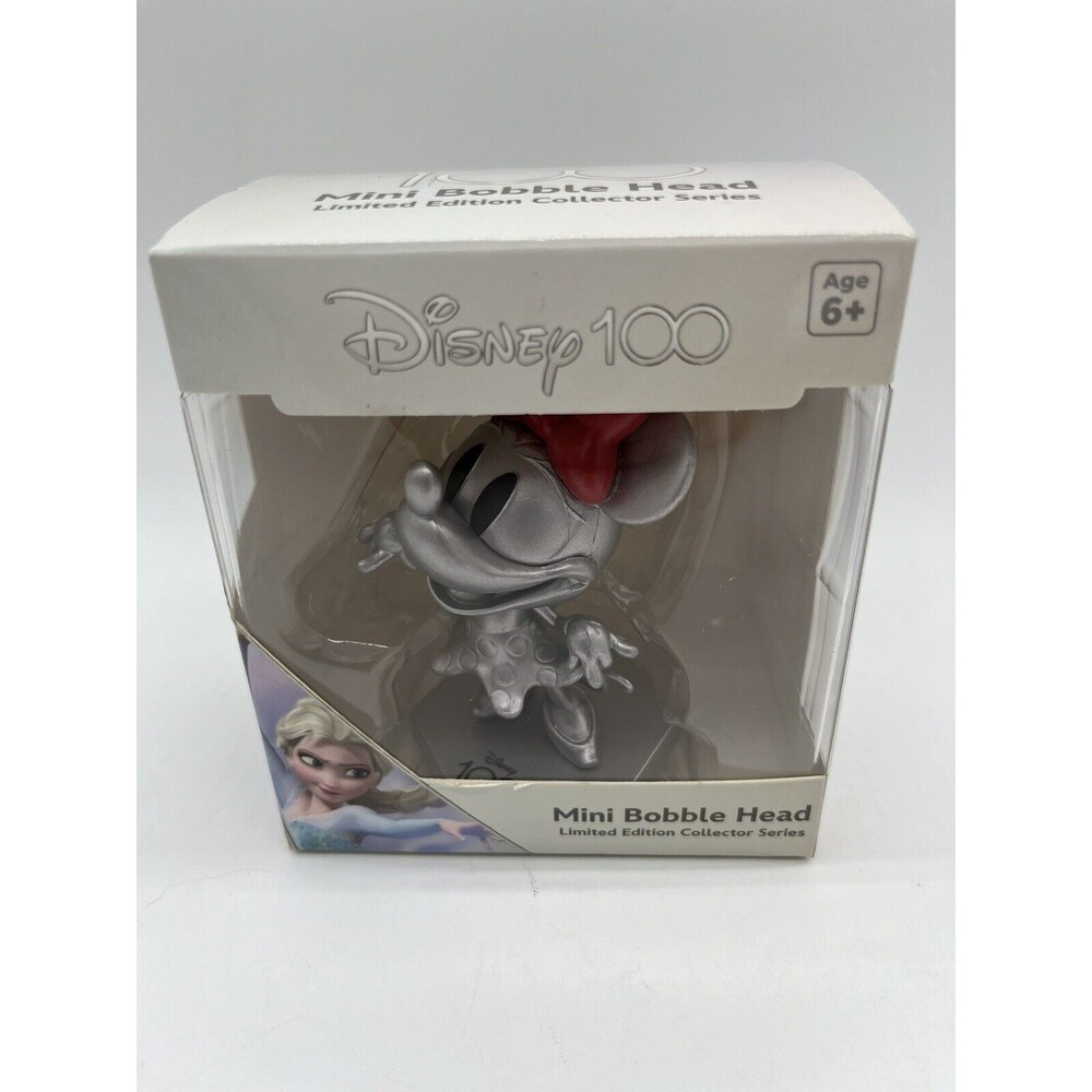 Disney 100 Limited Edition Mini Bobble Head: Mickey & Minnie Mouse Brand New NIP - Picture 2 of 6